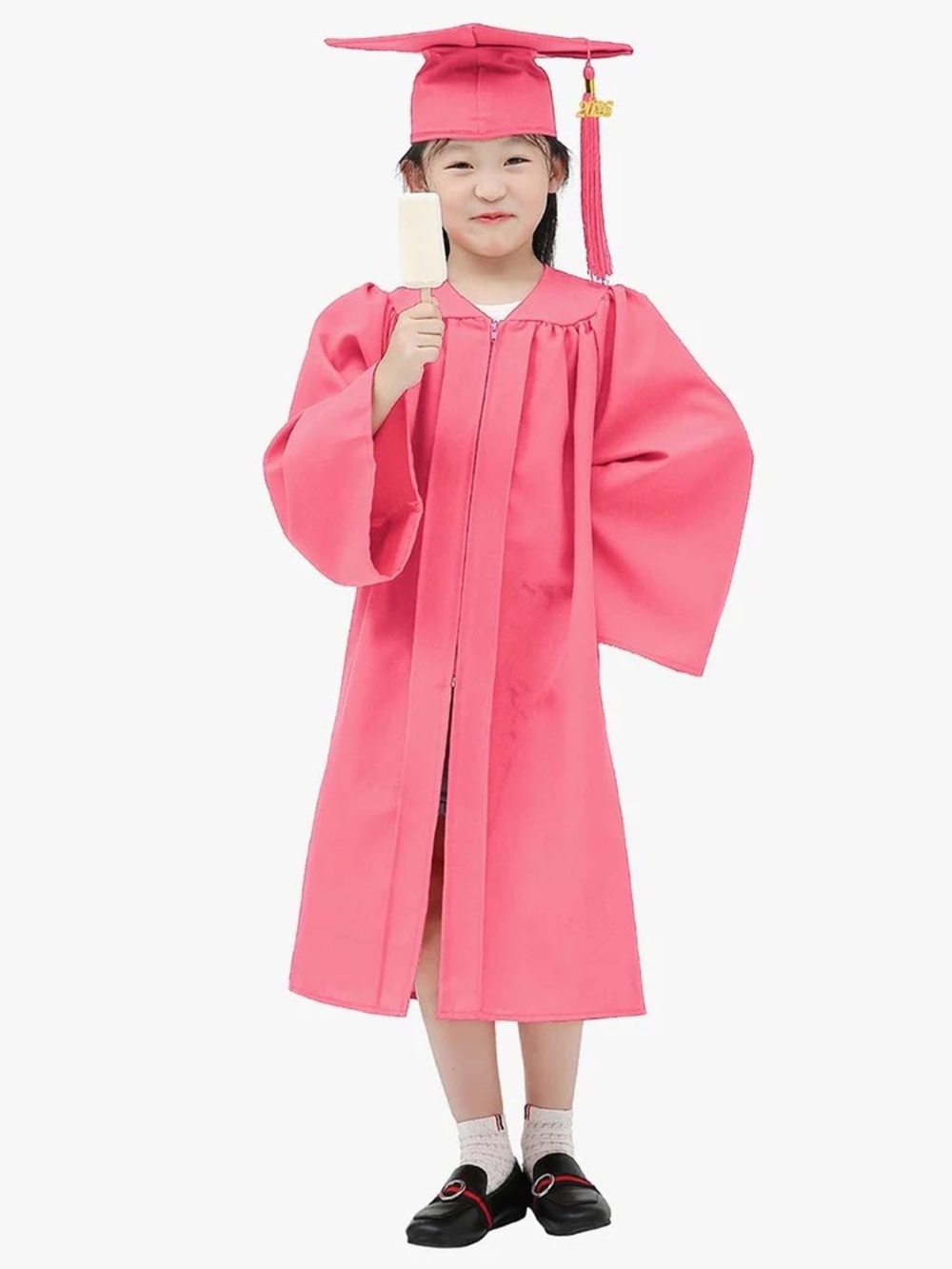 Kids' Pink Graduation Gown